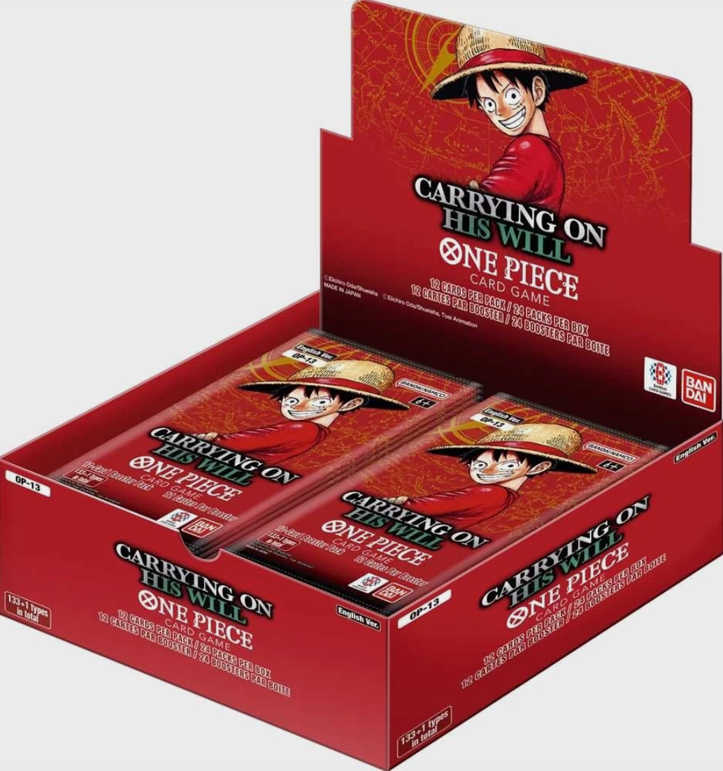 One Piece Card Game OP13 Carrying on His Will Display EN